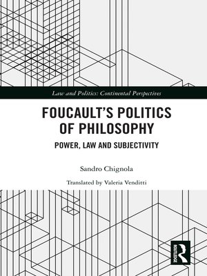 cover image of Foucault's Politics of Philosophy